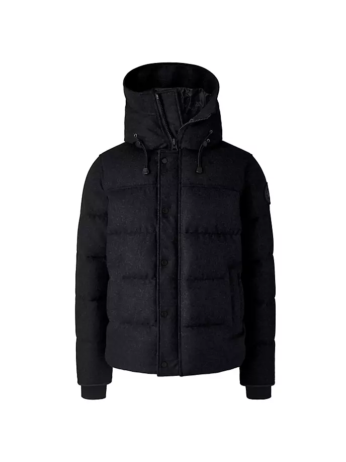 

Шерстяная парка Macmillan с капюшоном Canada Goose, цвет carbon melange