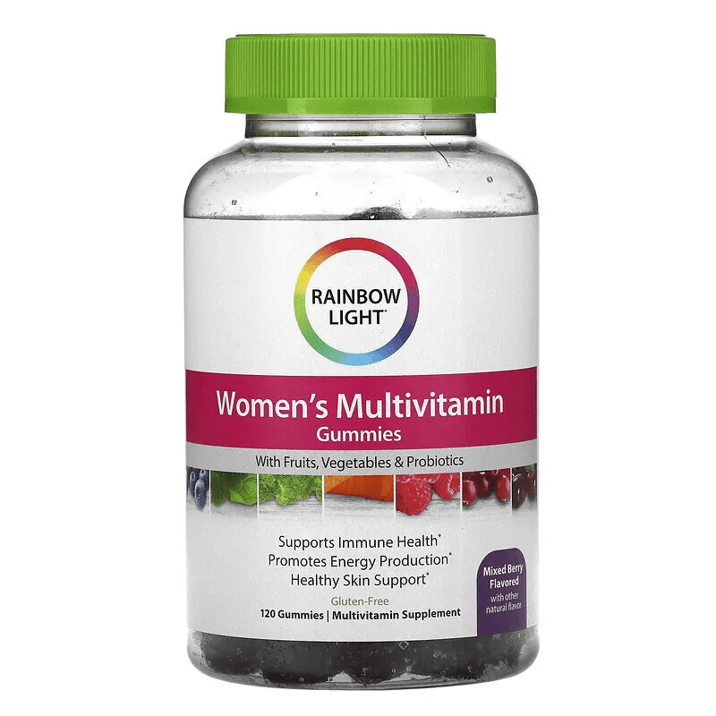 

Мультивитамины для женщин, смесь ягод, 120 жевательных конфет, Rainbow Light