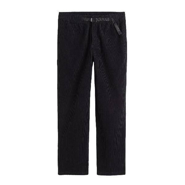 

Брюки вельветовые H&M Relaxed Fit Belted Corduroy Pants, черный