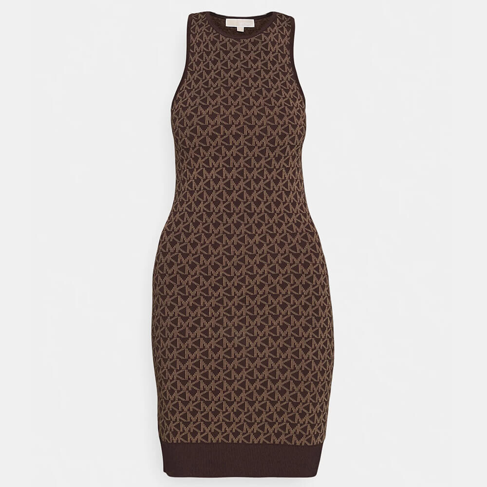 

Платье MICHAEL Michael Kors Eco Bold Logo, шоколадный