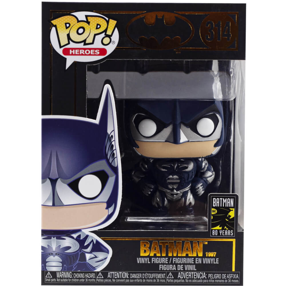 Фигурка Funko Pop! Heroes: Batman 80th - Batman (1997) фигурка funko pop heroes batman 80th batman 1995