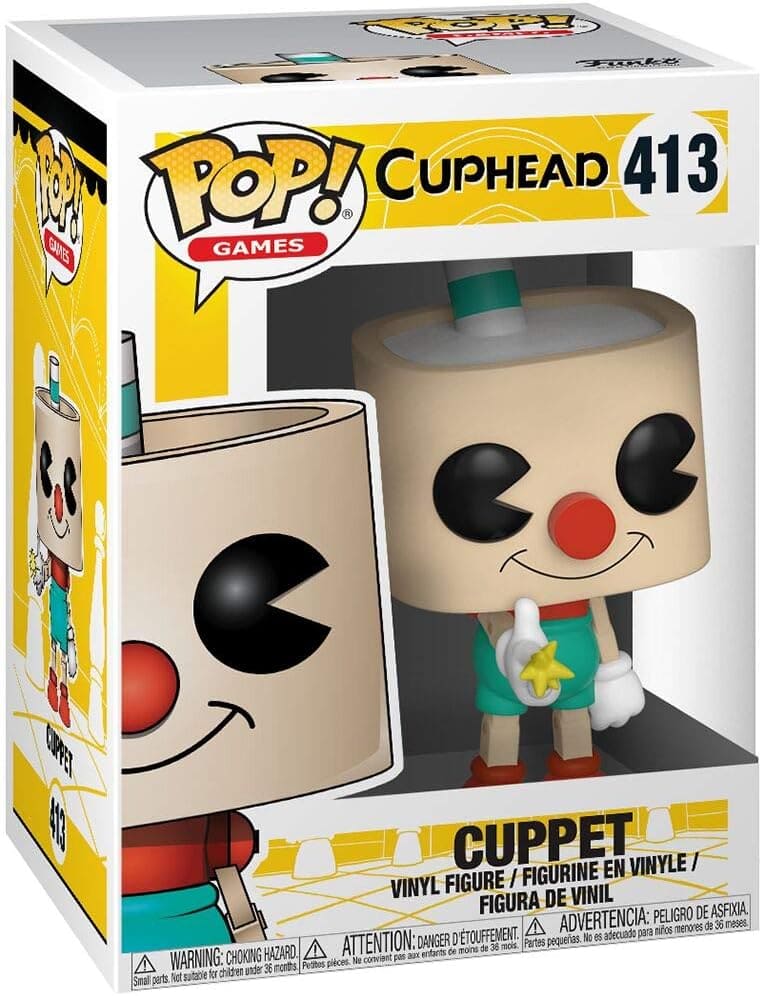 набор артбук мир игры cuphead фигурка уточка тёмный герой Коллекционная фигурка Funko Pop! Games: Cuphead - Cuppet