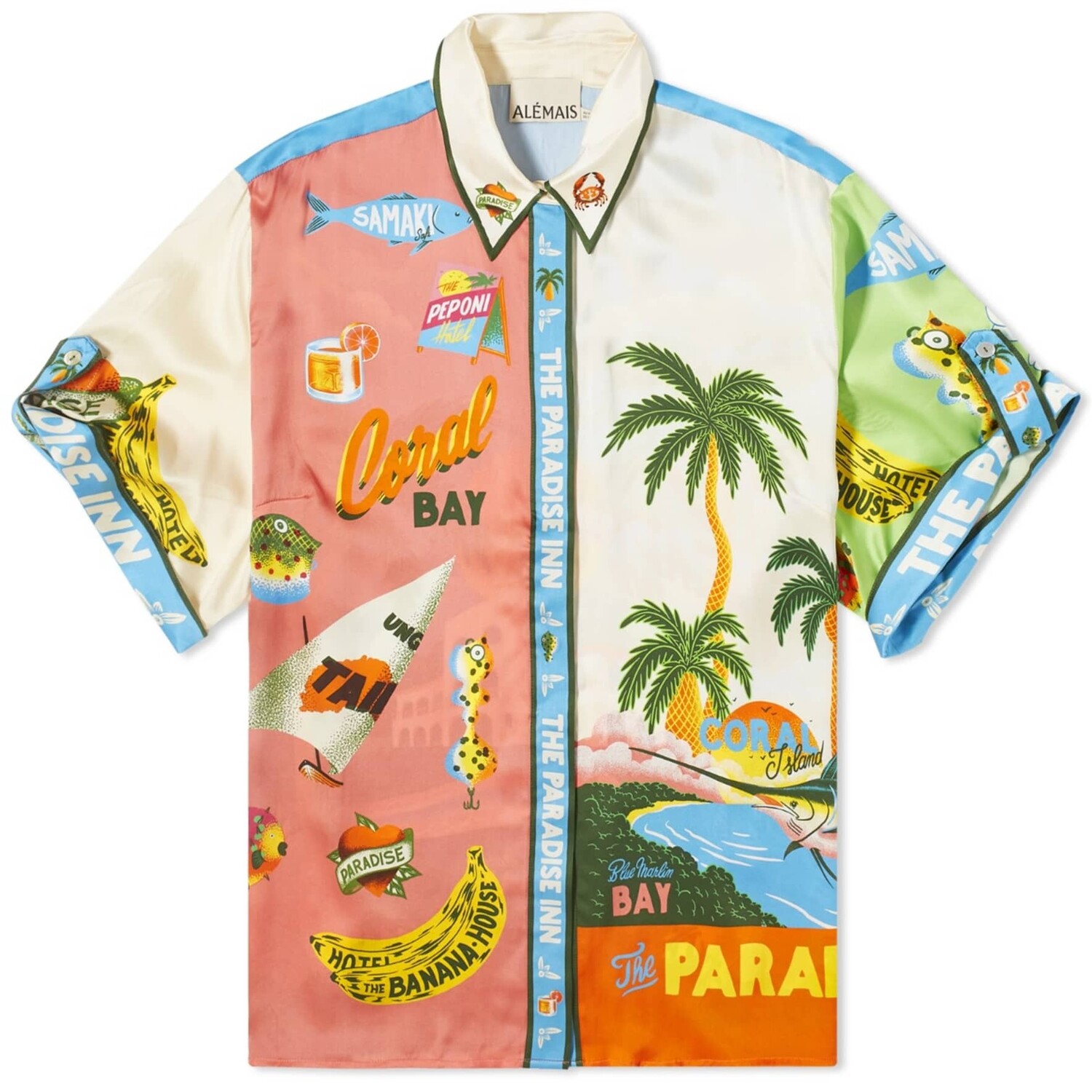 

Рубашка Alemais Paradiso Silk, мультиколор