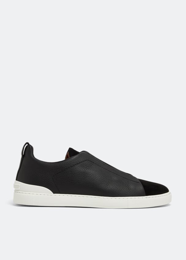 

Кроссовки ZEGNA Triple Stitch sneakers, черный