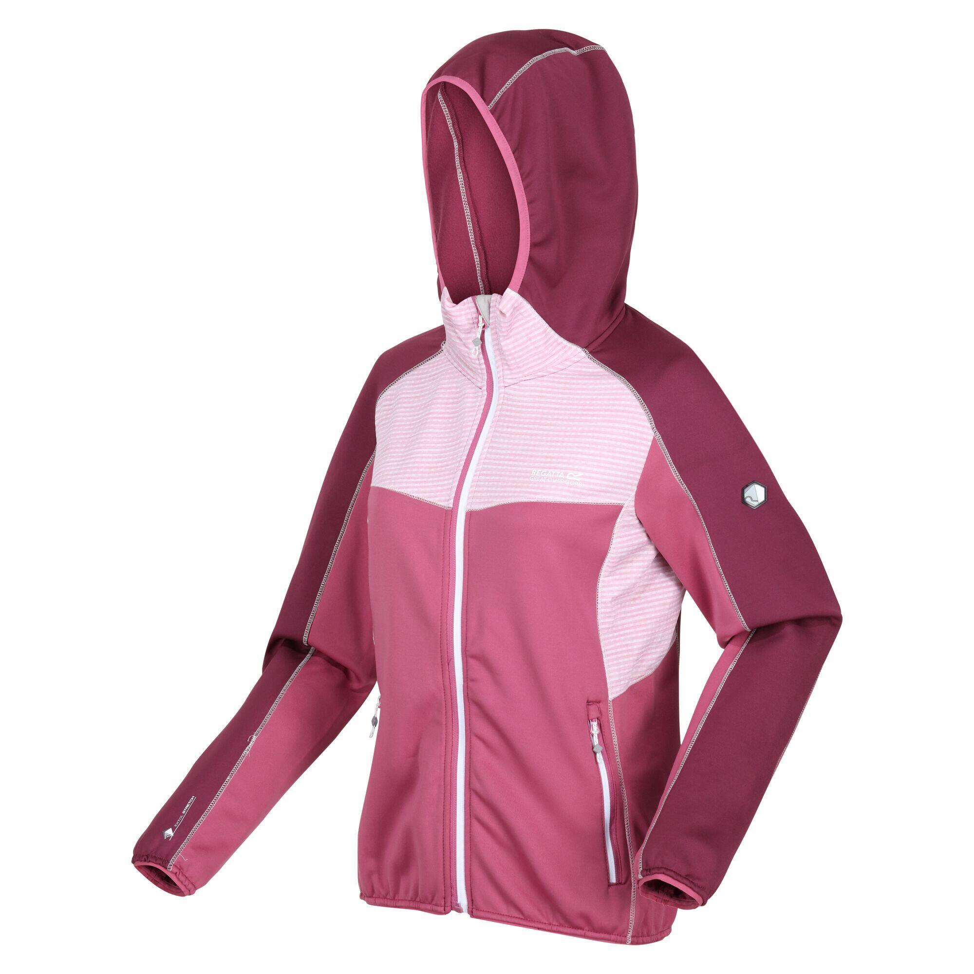 Куртка водонепроницаемая Regatta Midlayer Attare Hiking, бордовый/розовый