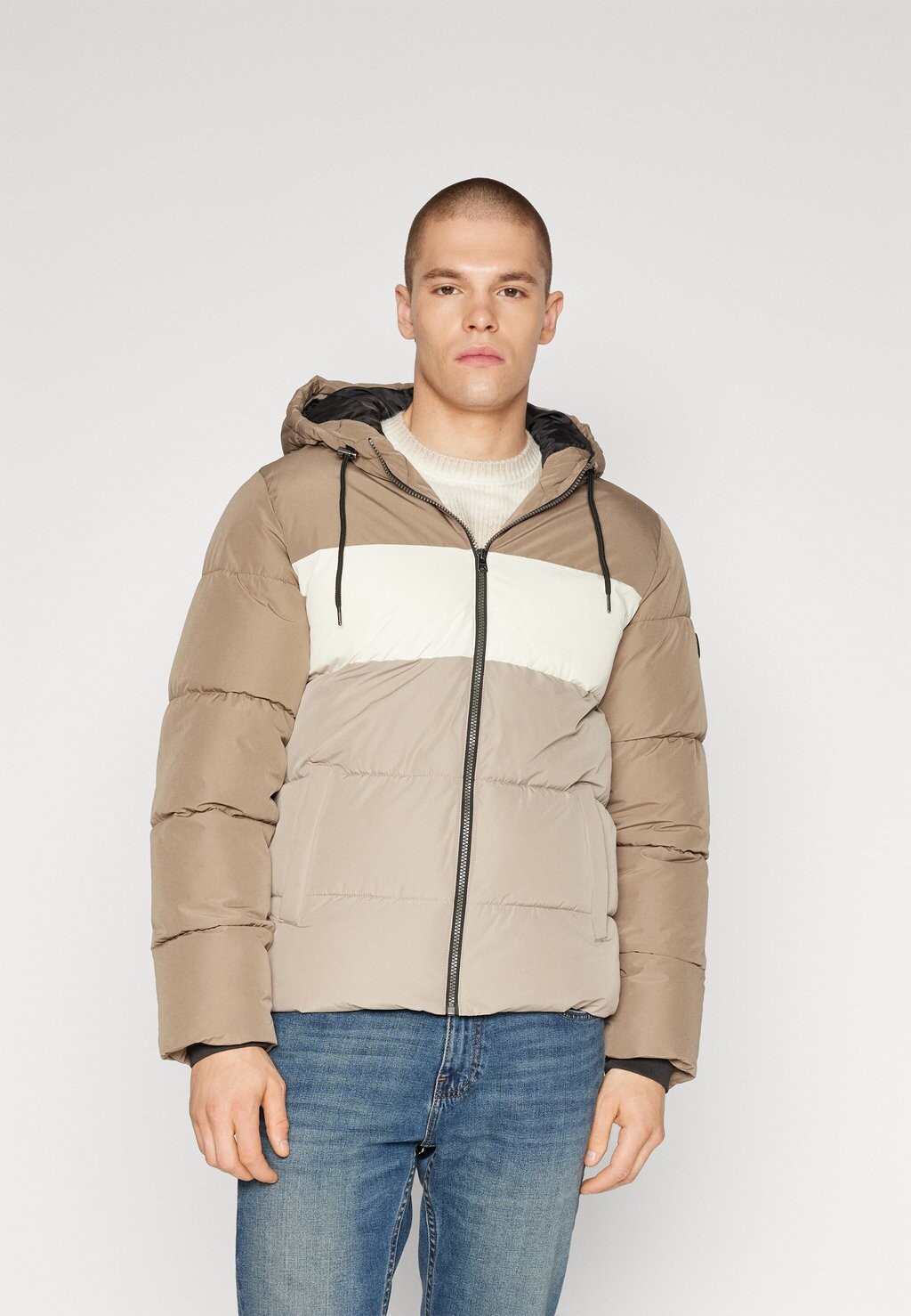 

Куртка зимняя MELVIN QUILTED HOOD Only & Sons, падший камень