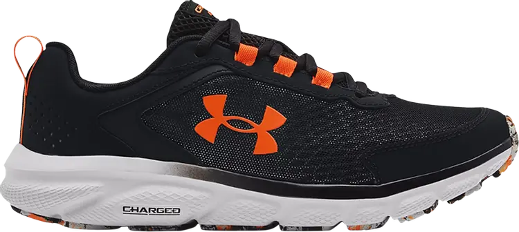 

Кроссовки Under Armour Charged Assert 9 Marble Black Halo Grey, черный