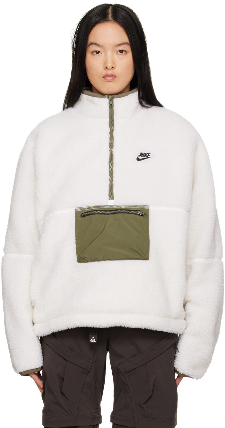 

Белый клубный свитер Nike