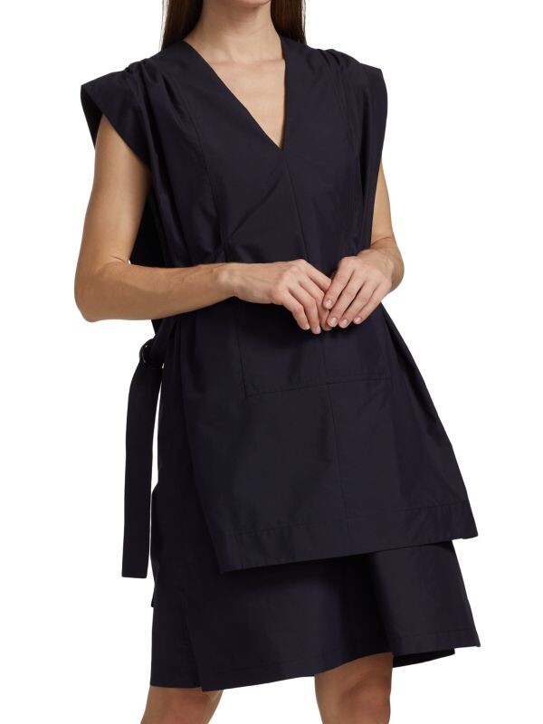 

Платье-футляр 3.1 Phillip Lim с поясом и фартуком, черный