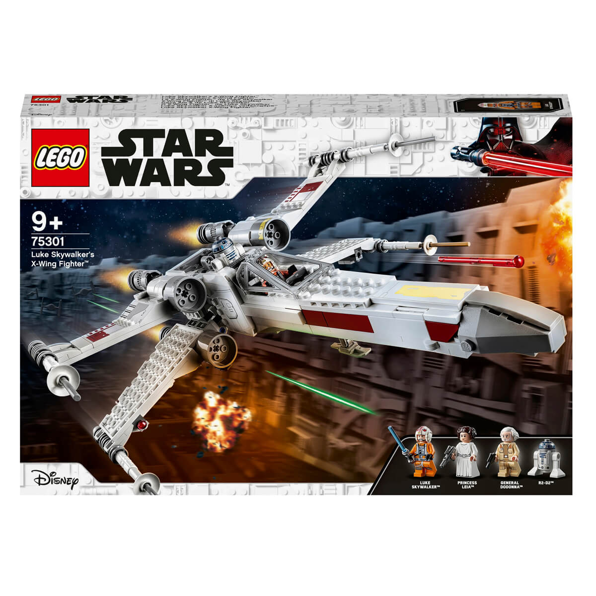 Конструктор LEGO Star Wars 75301 Истребитель типа Х Люка Скайуокера конструктор lego star wars 75301 истребитель типа х люка скайуокера 474 дет
