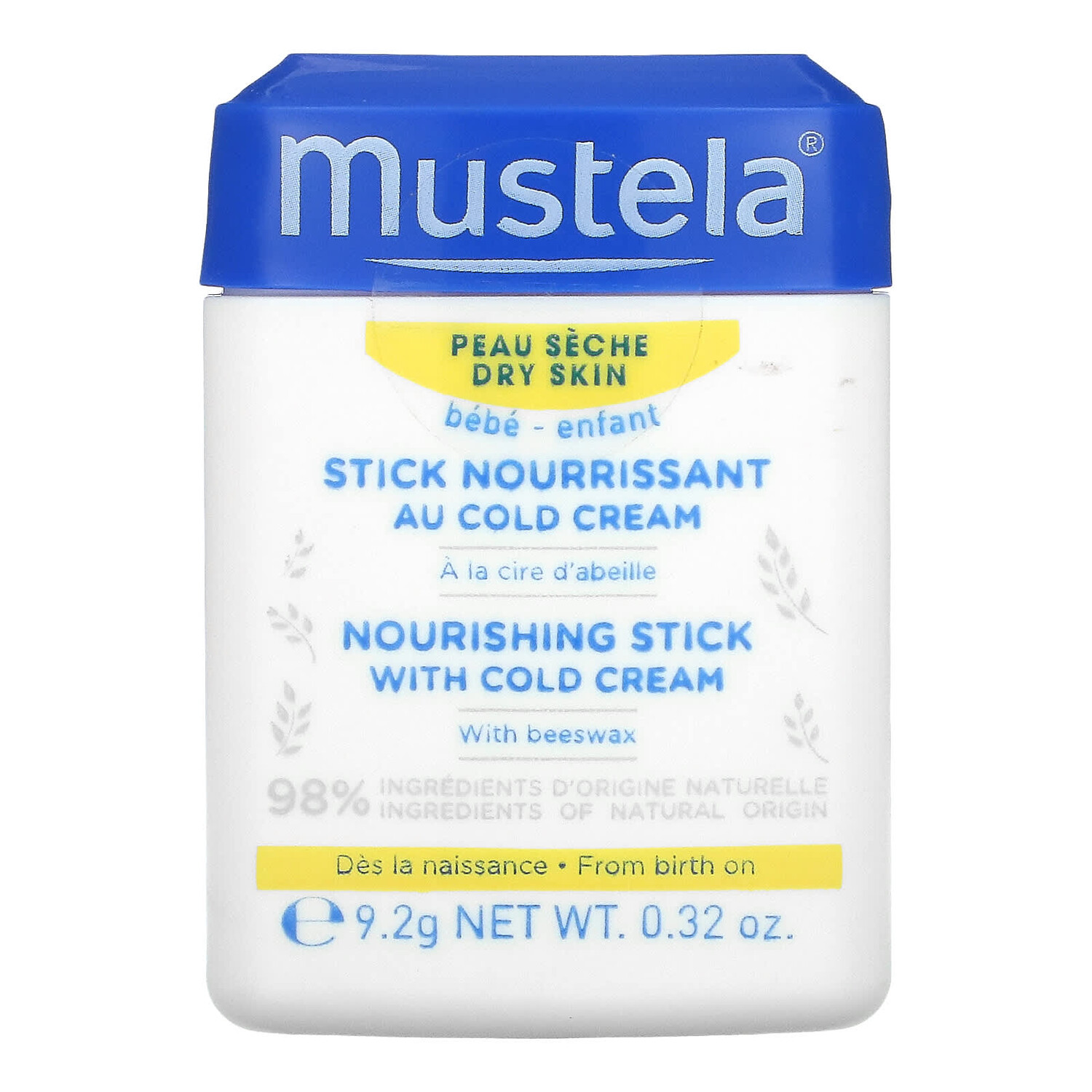 

Питательный Стик Mustela с холодным кремом, 9,2 г