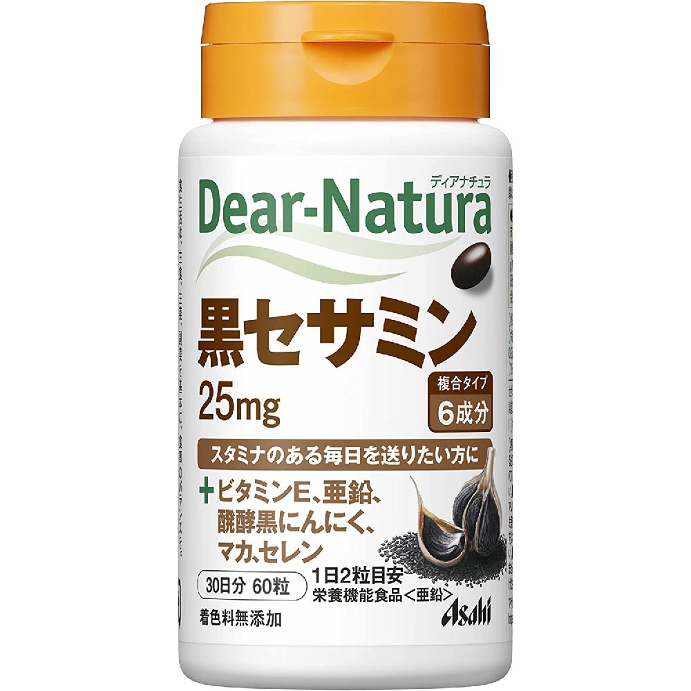 Чёрный сезамин Asahi Dear Natura, 60 капсул