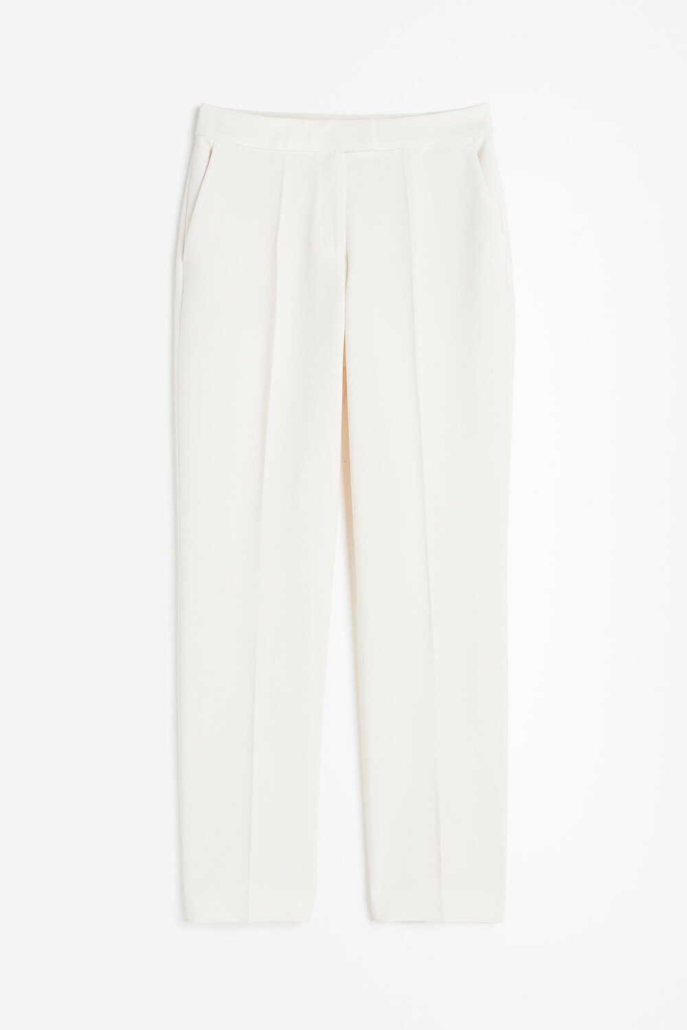

Брюки H&M Slim Satin, кремовый, Бежевый