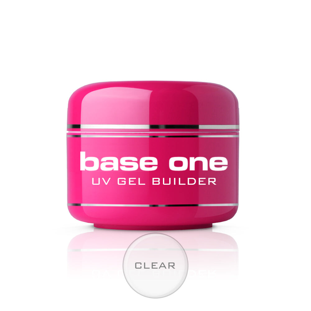 

Silcare Base One Clear бесцветный гель для наращивания ногтей 15г