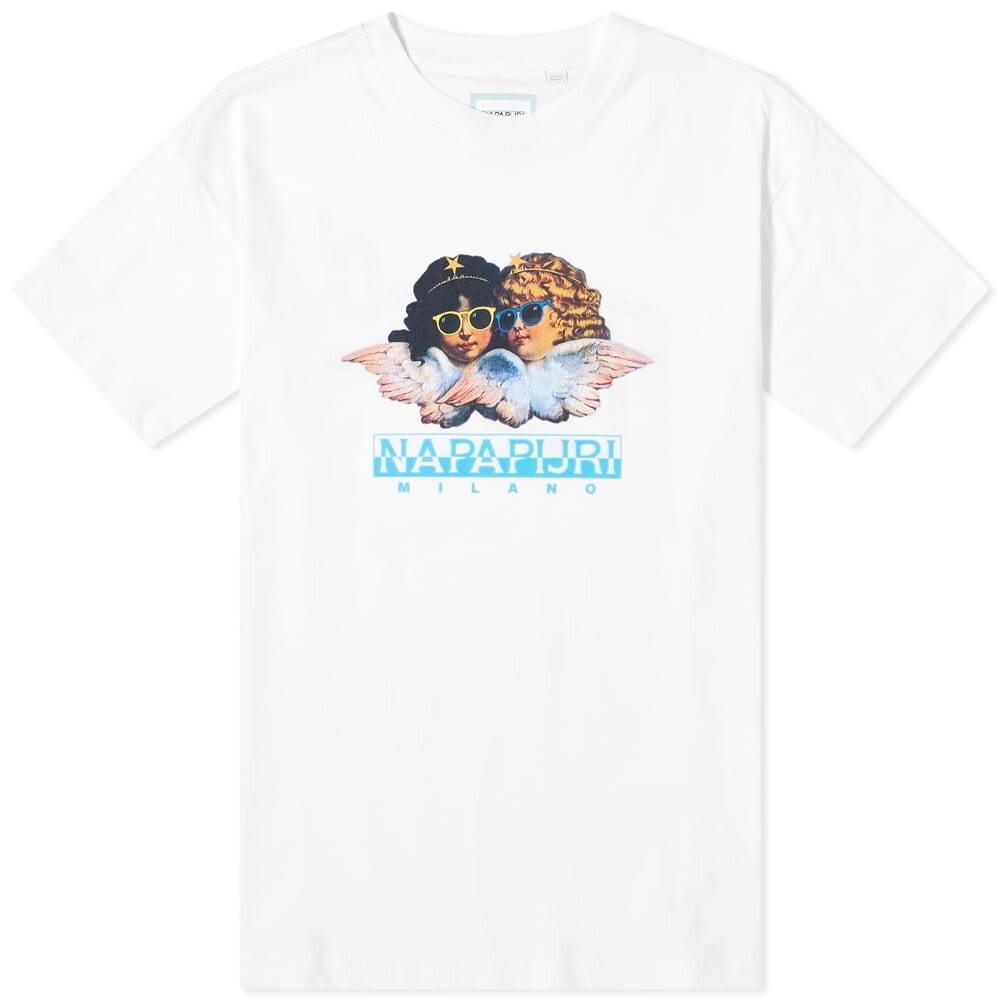 

футболка с логотипом из коллаборации с Fiorucci Napapijri