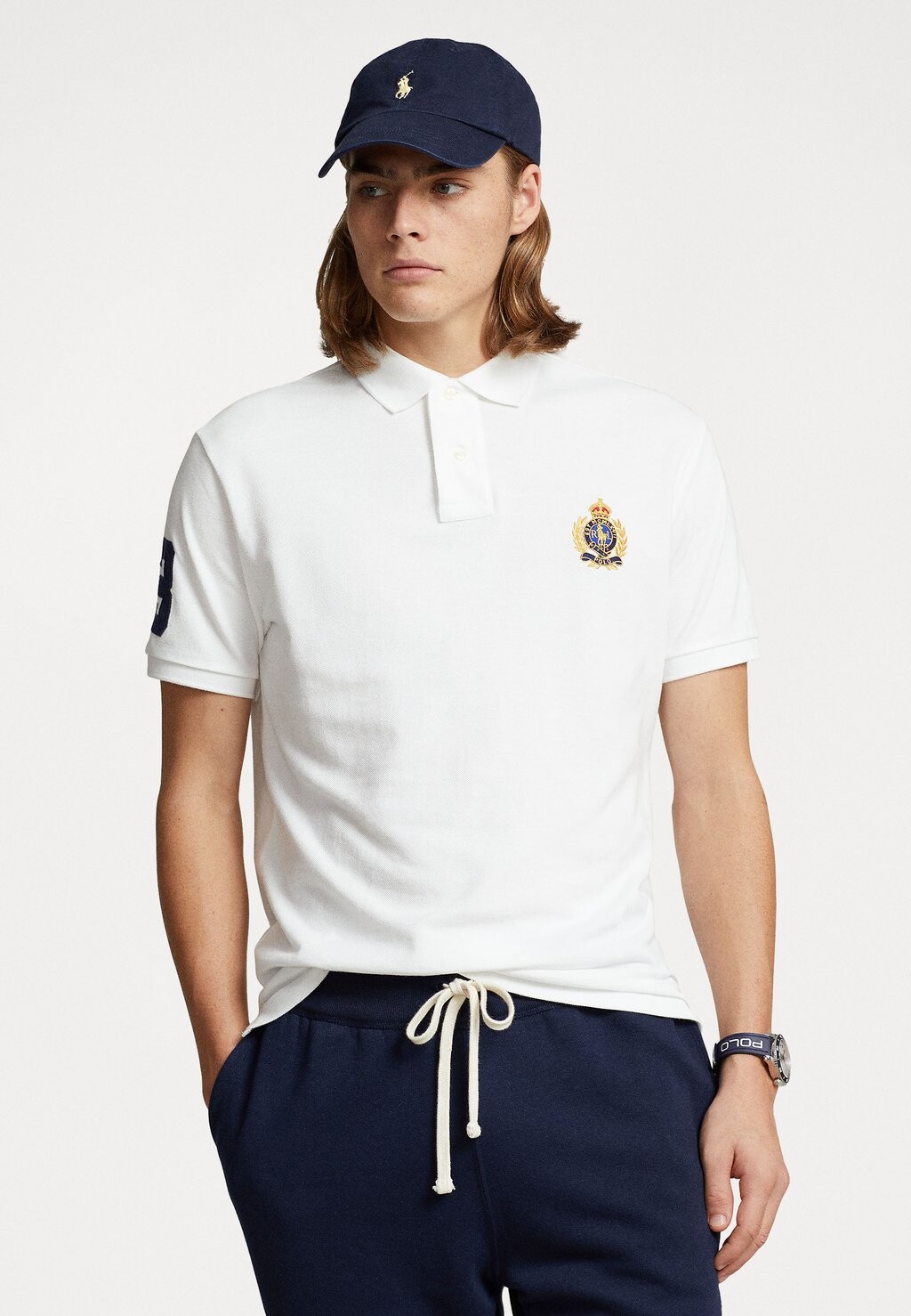 

Рубашка-поло SHORT SLEEVE Polo Ralph Lauren, цвет white