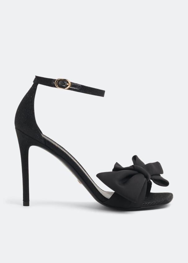 

Сандалии STUART WEITZMAN Nudistcurve Loveknot sandals, черный