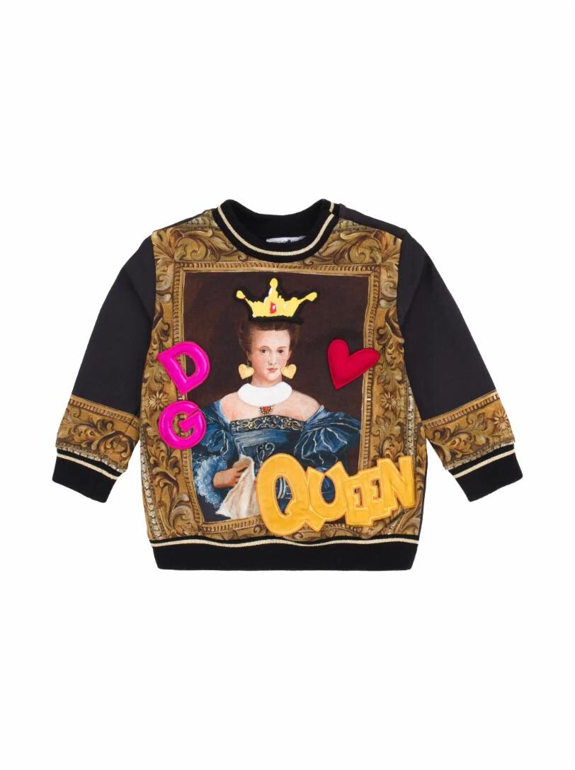 

Свитшот с принтом Queen Dolce&Gabbana