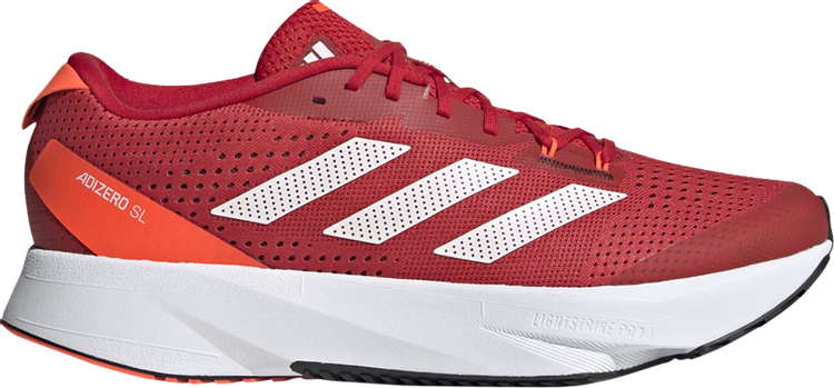 Кроссовки Adidas Adizero SL 'Scarlet Solar Red', красный - фото