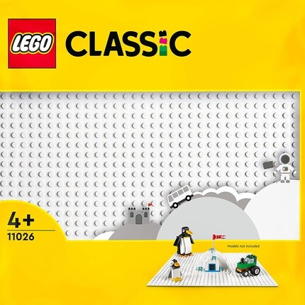 

Конструктор Lego 11026 Classic White Base Plate квадратное основание с шипами