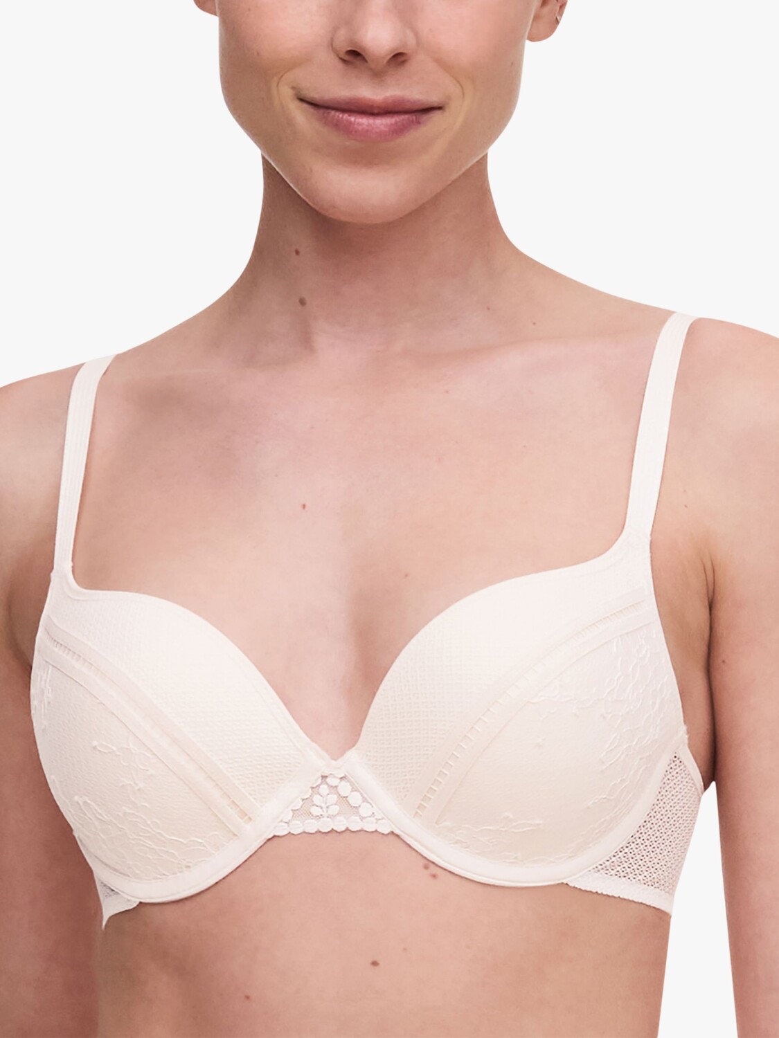 

Бюстгальтер-футболка Passionata Olivia Push Up, жемчужный