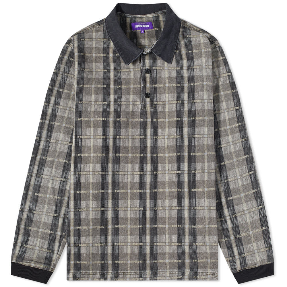 

Футболка f*cking Awesome Plaid Rugby Shirt