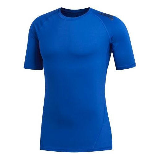 Футболка adidas Sports Training Round Neck Short Sleeve Blue, синий