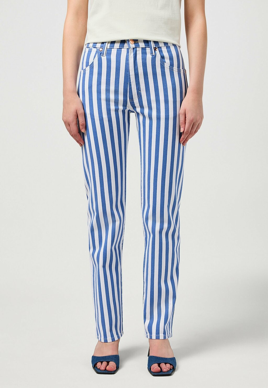

Джинсы Slim Fit SUNSET Wrangler, цвет blue stripe