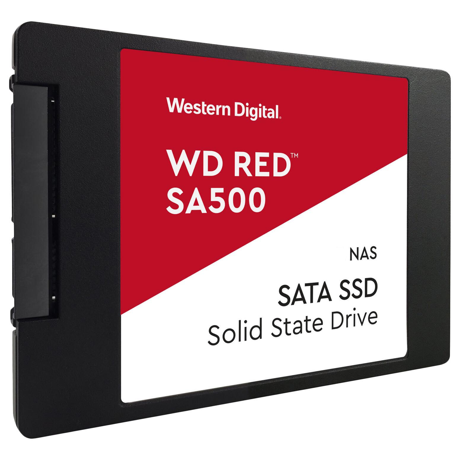 Внутренний твердотельный накопитель Western Digital WD Red SA500 NAS, WDS100T1R0A, 1Тб, 2,5 ssd накопитель western digital red sa500 1тб