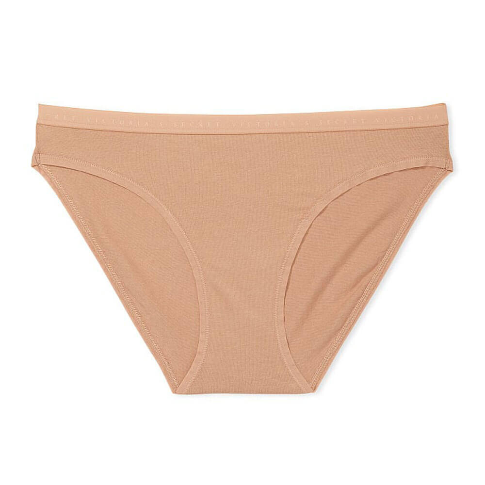 

Трусики-бикини Victoria's Secret Stretch Cotton, бежевый