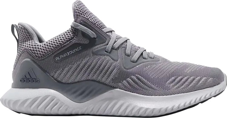 

Лимитированные кроссовки Adidas Alphabounce Beyond 'Triple Grey', серый