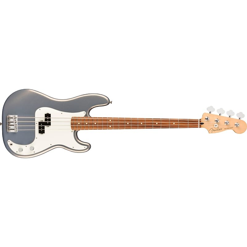 

Бас-гитара Fender Player Precision, серебристый (0149803581)