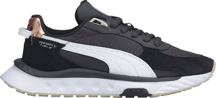 

Кроссовки Puma Wmns Wild Rider Soft Metal - Ebony Black, черный