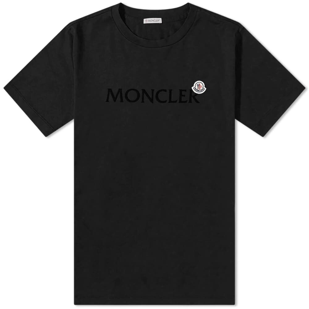 

Футболка Moncler Logo Badge Tee, Черный