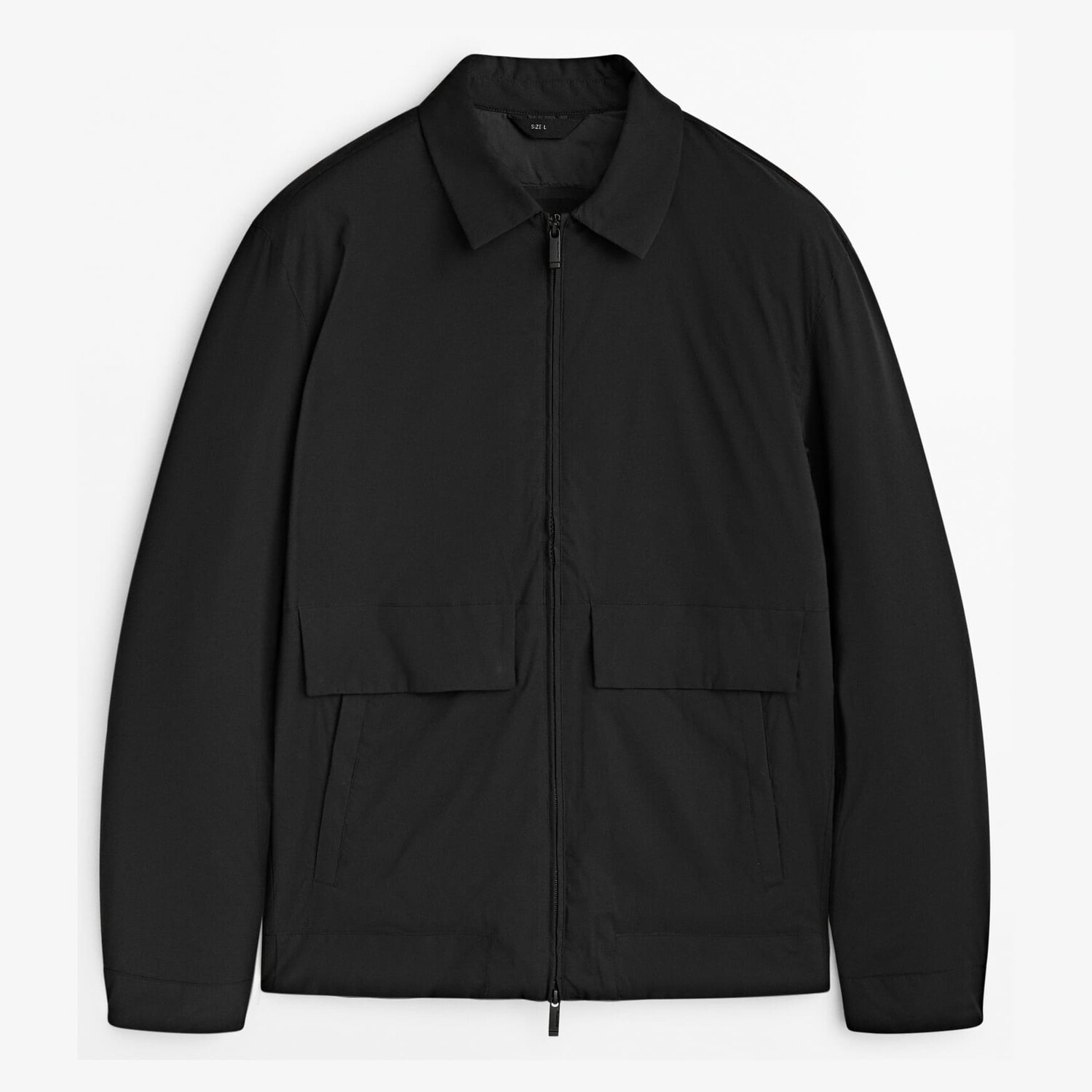 

Куртка Massimo Dutti Ultra-lightweight With Down And Feather Padding, черный