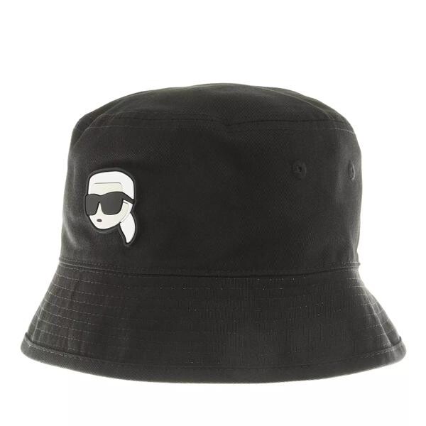 

Бейсболка k/ikonik 2.0 revers bucket hat black Karl Lagerfeld, черный