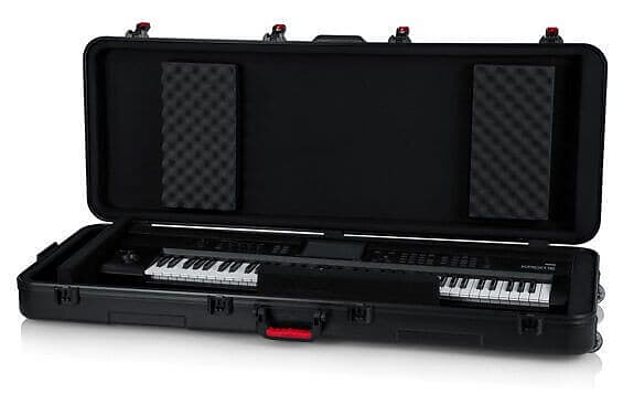Чехол для клавиатуры Gator GTSA-KEY76 76 Note ATA TSA с колесами, идеально подходит для авиаперелетов GTSA-KEY76 76- ATA TSA Keyboard Case With Wheels, Ideal For Air Travel
