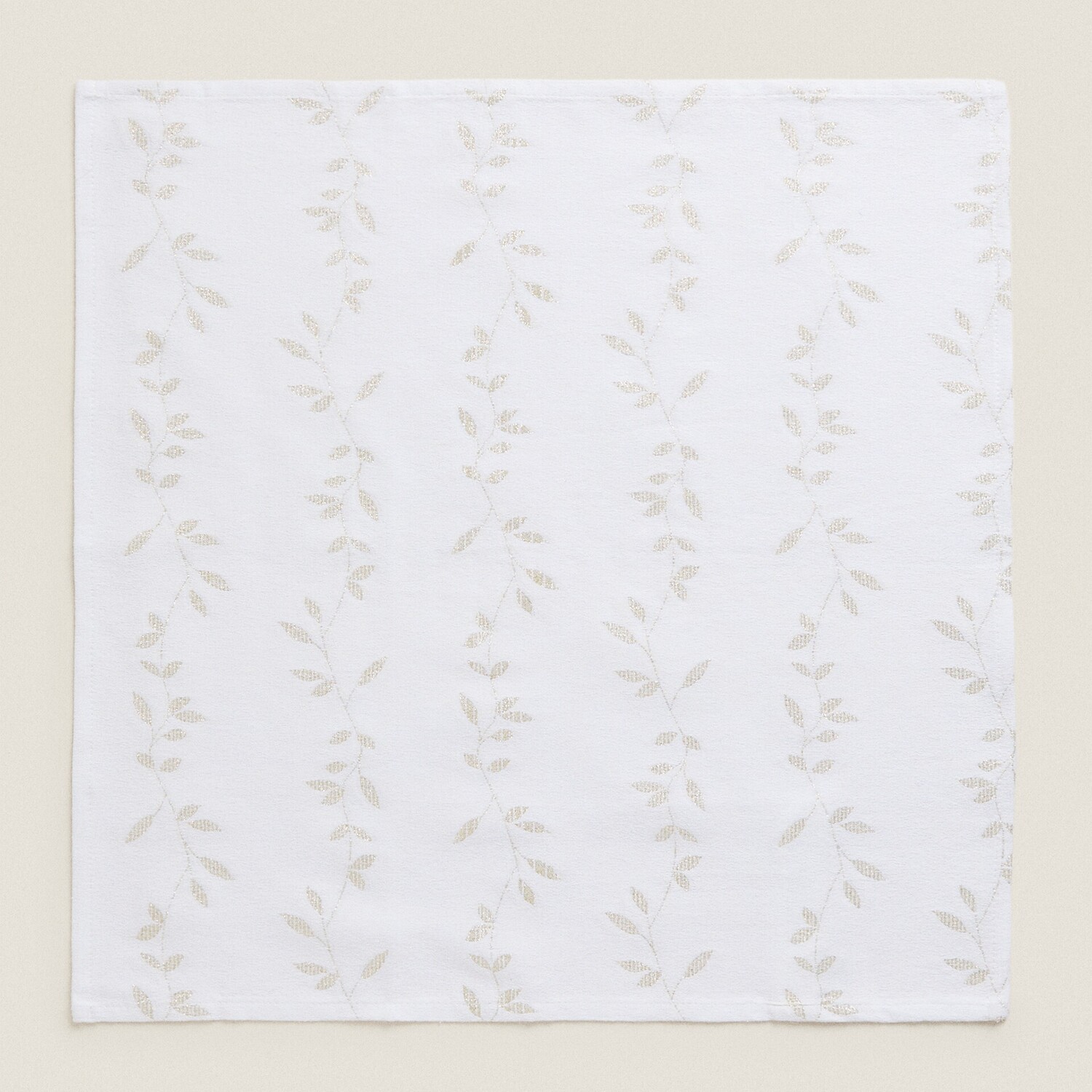 

Набор салфеток Zara Home Of Christmas Leaf Cotton, 50 x 50 см, 2 предмета, белый