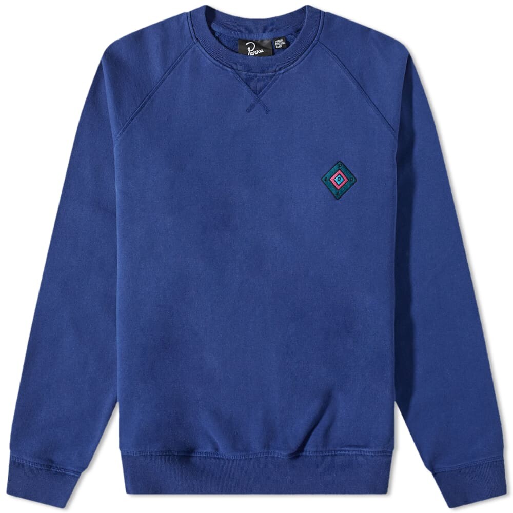 

Толстовка By Parra Diamond Block Logo Crew Sweat, Синий