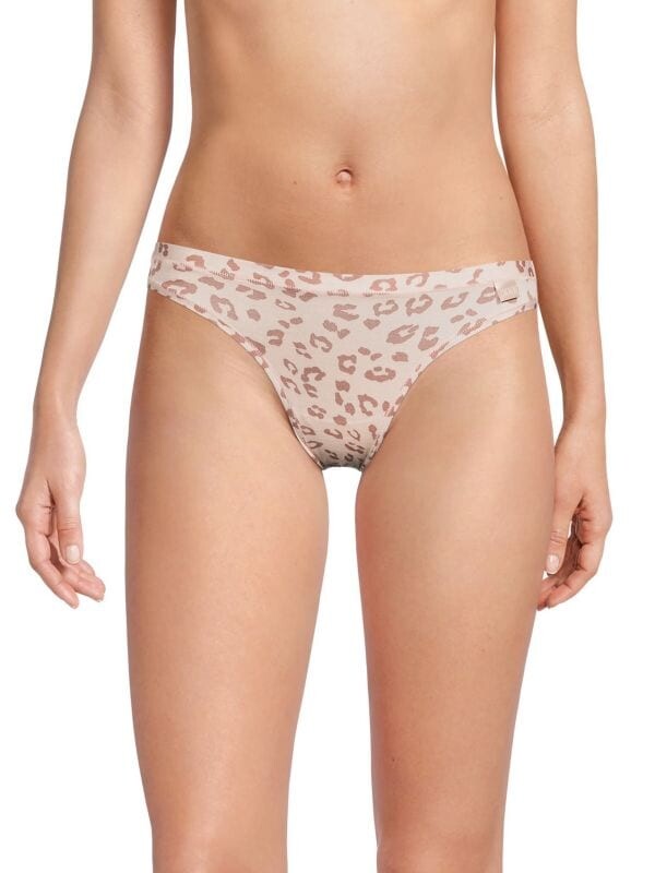 

Настольные трусы с леопардовым принтом DKNY Beige