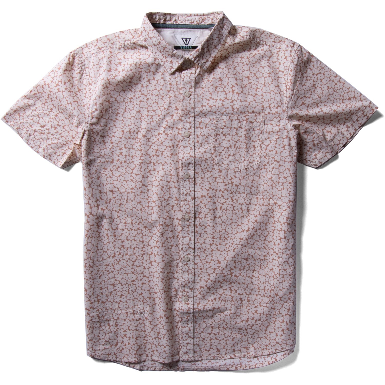 

Эко-рубашка Vissla Cut Up с короткими рукавами, розовый