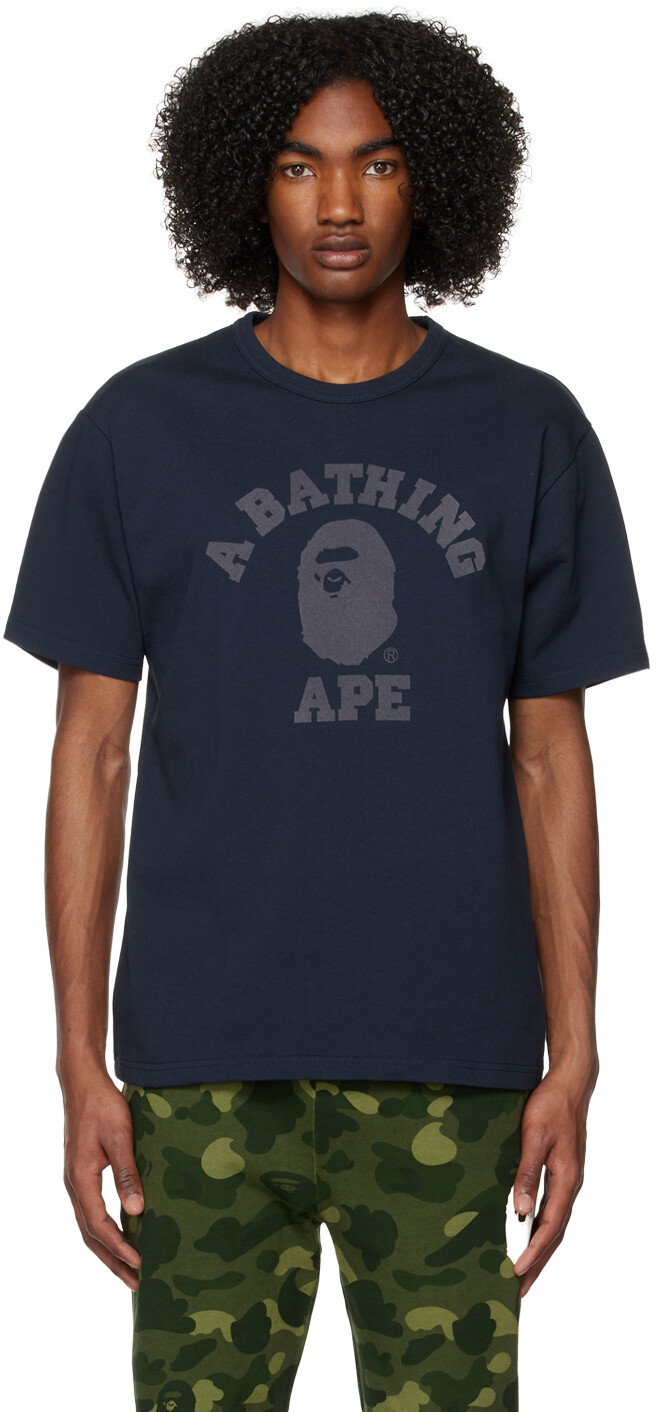 

Футболка военно-морского колледжа BAPE, Черный
