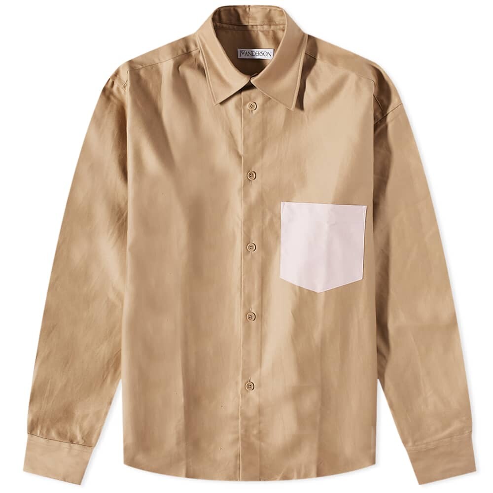 

Рубашка JW Anderson Contrast Patch Pocket Oversized Shirt