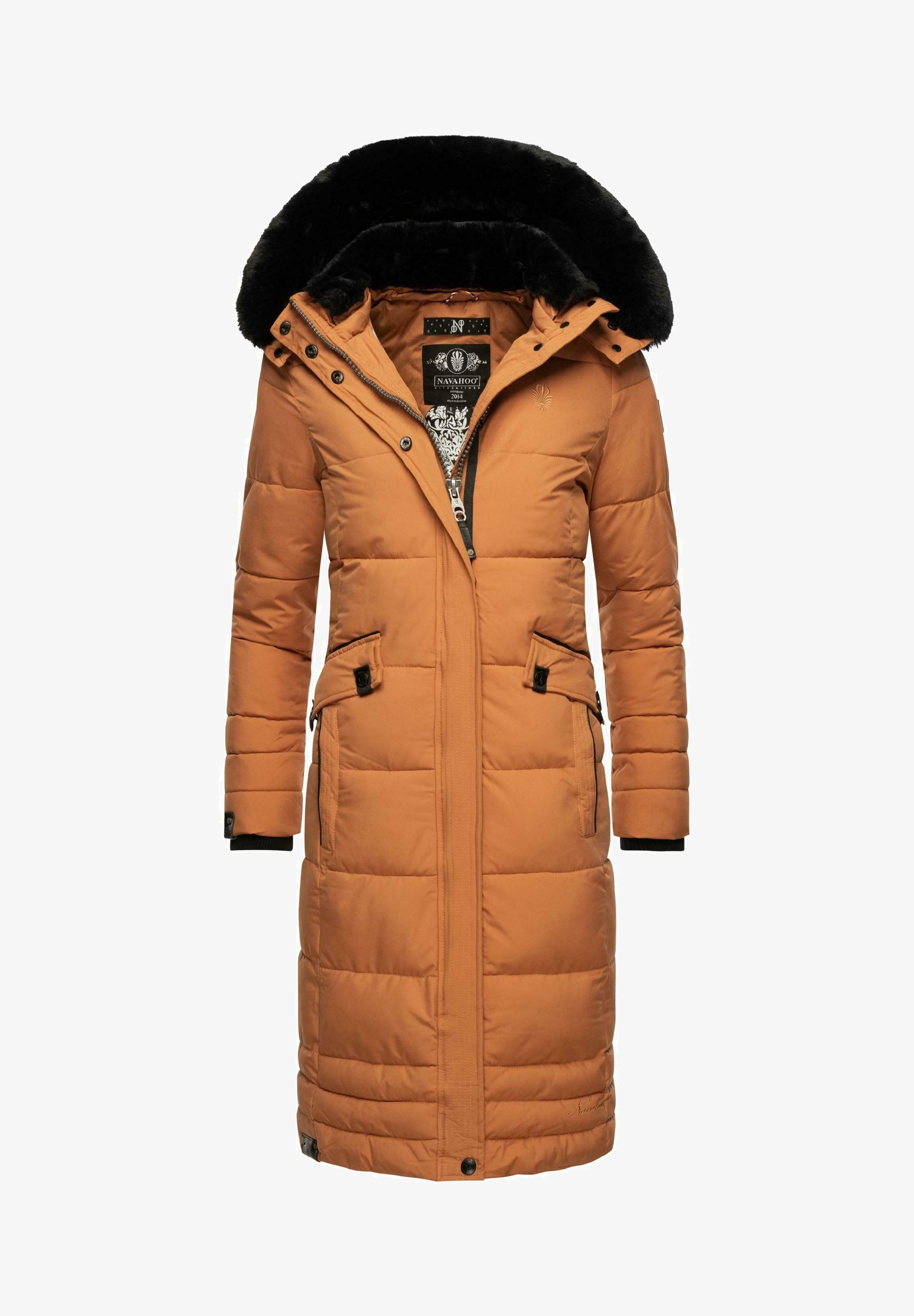 Пальто зимнее Navahoo приталенное, оранжевый пальто зимнее navahoo приталенное персиковый