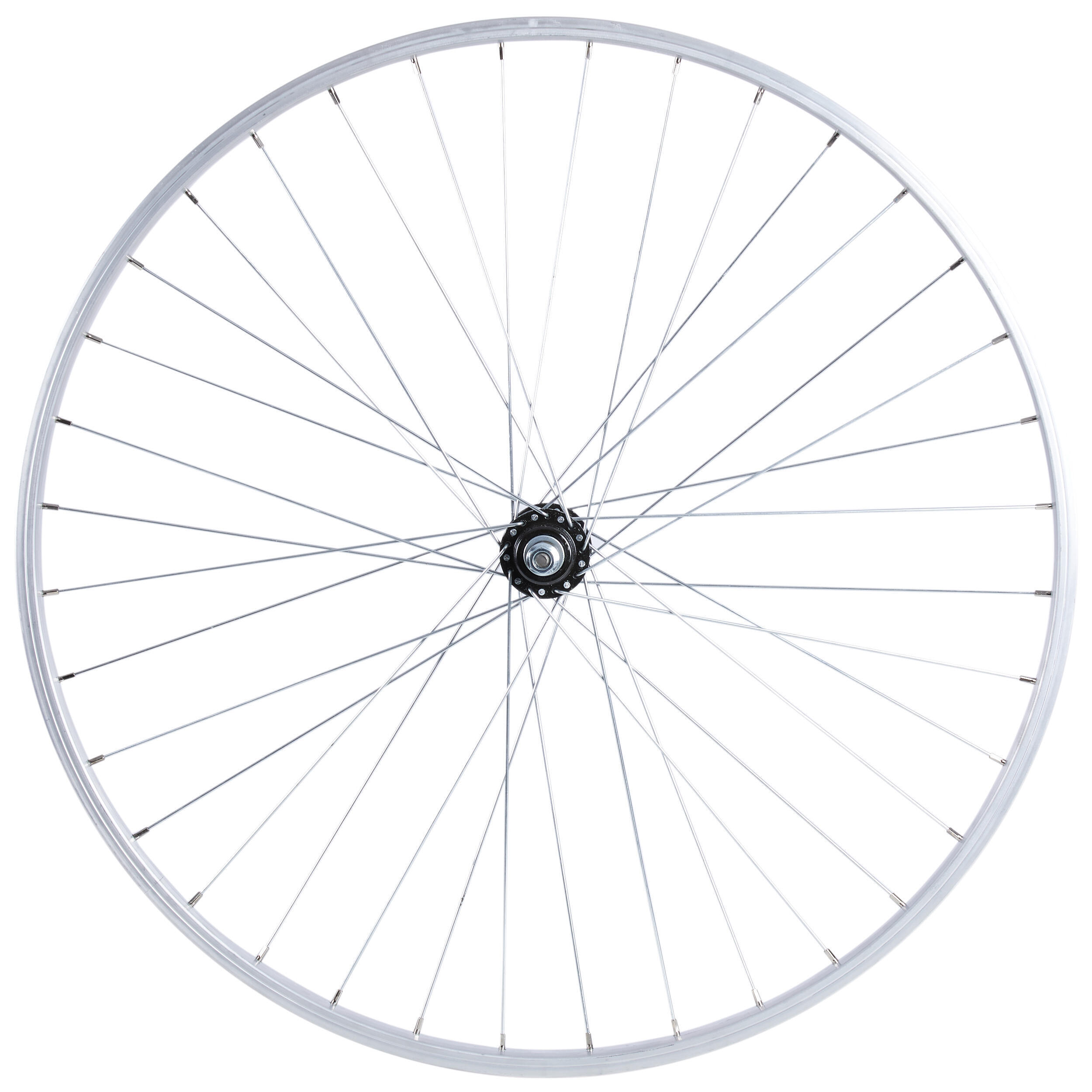 Городской велосипед с задним колесом 28 дюймов RL SP 1x Elops 100 серебристый, серебро