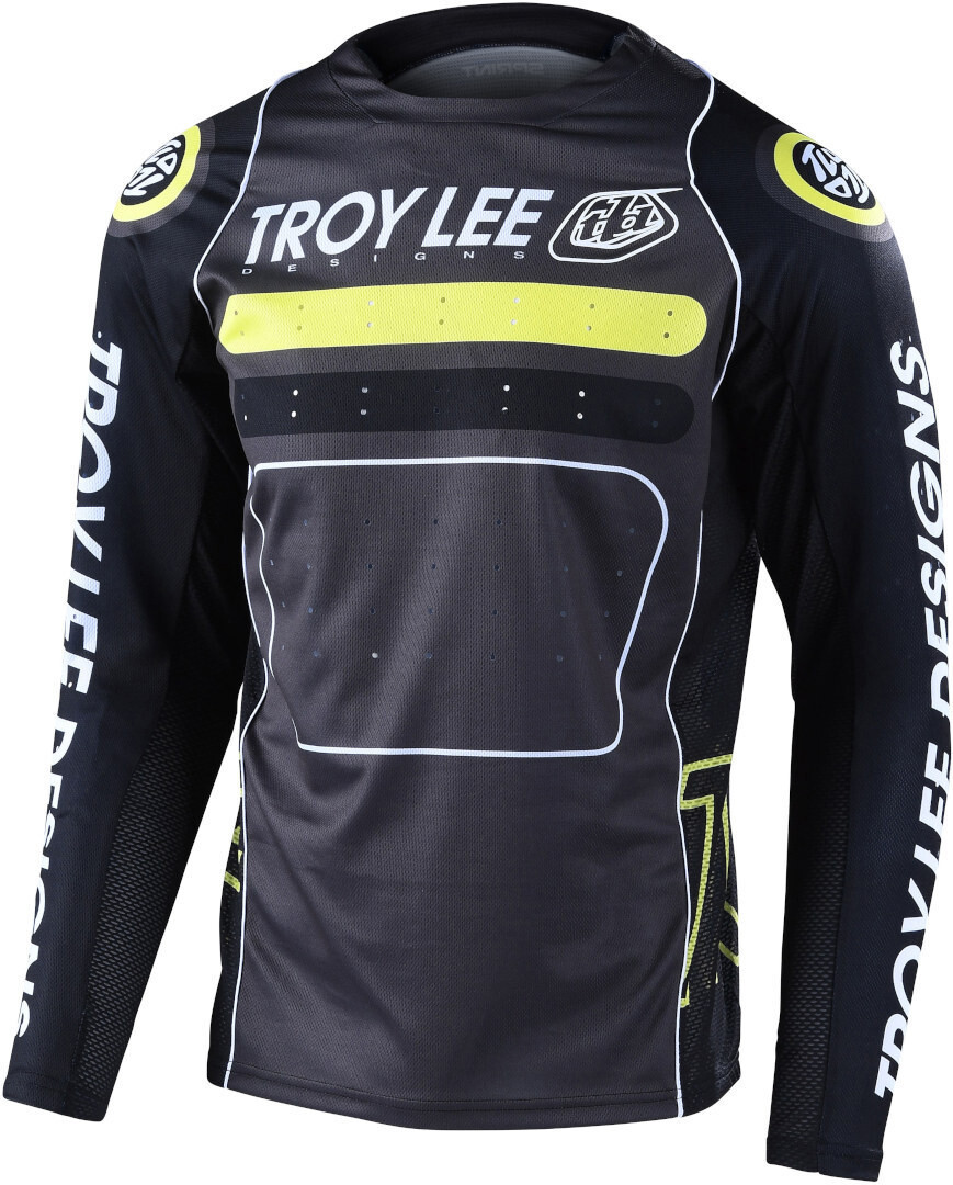 

Джерси Troy Lee Designs Sprint Drop In для велосипеда, черно-серо-зеленые