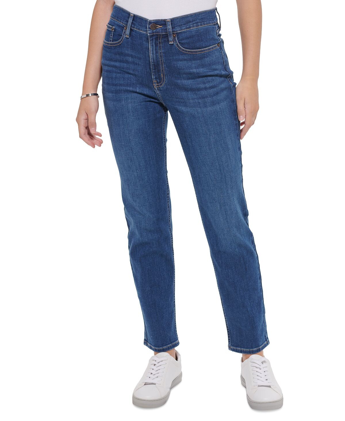 

Женские джинсы slim whisper soft с высокой посадкой Calvin Klein Jeans
