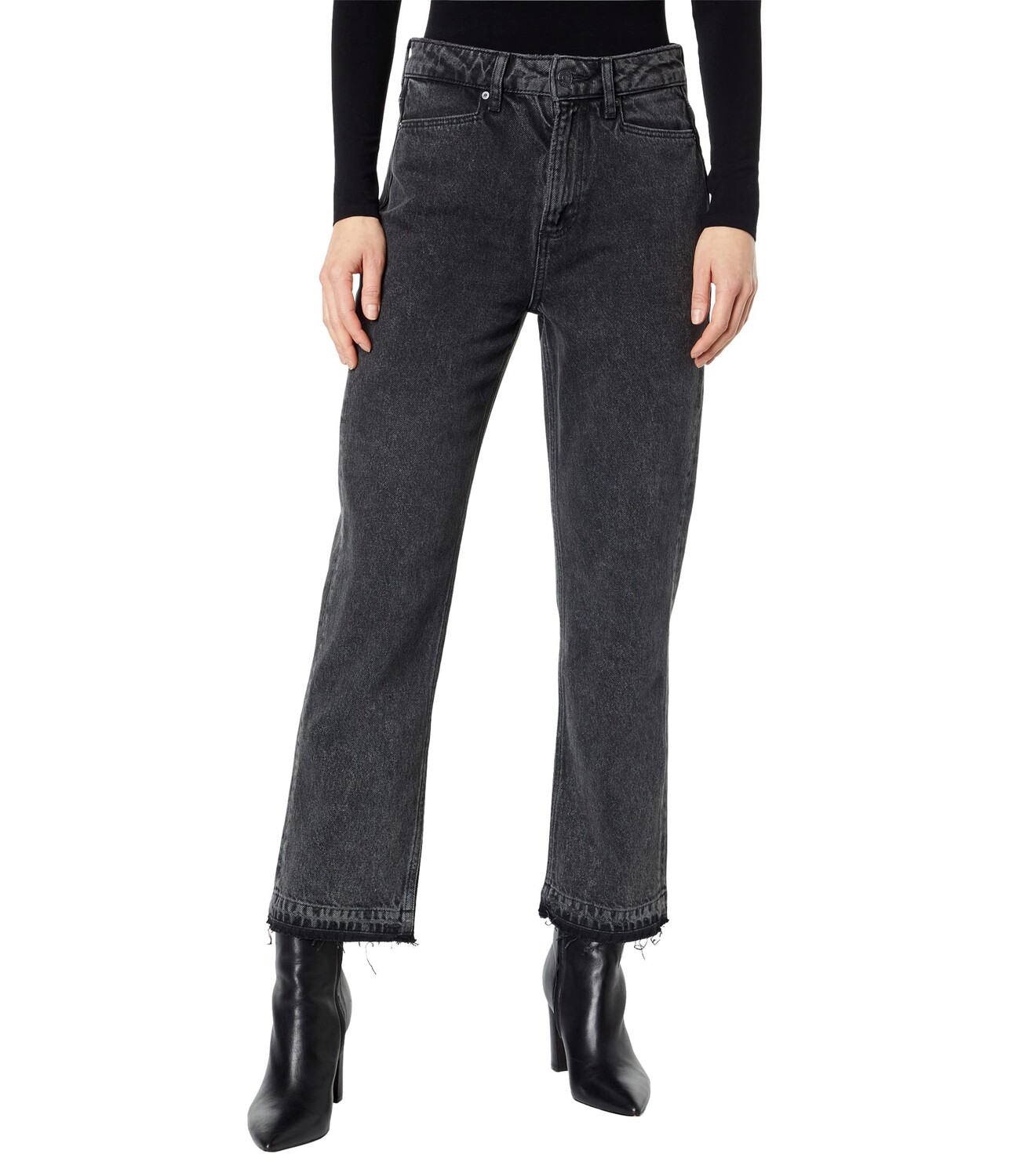

Джинсы Paige, High-Rise Noella in Darcene Distressed