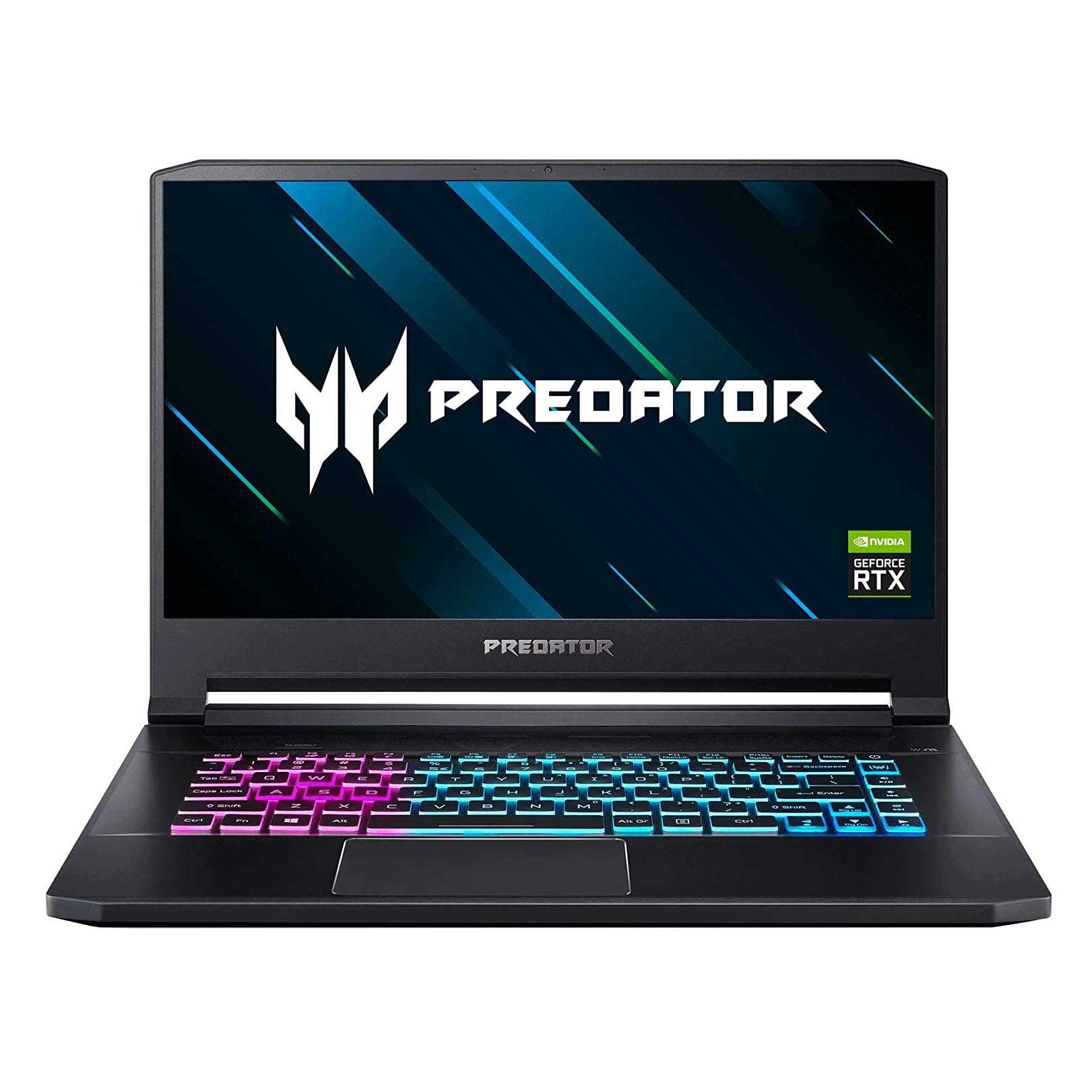 Игровой ноутбук Acer Predator Triton 500 15.6'', 16 Гб/512 Гб, i7-10750H, RTX 2070 Super, черный, английская клавиатура - фото