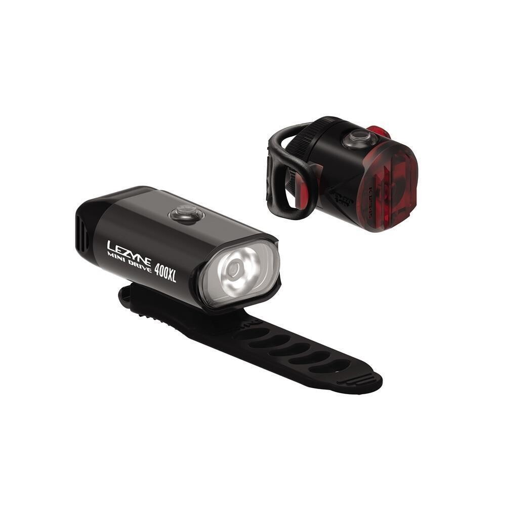 

Лампа Lezyne Mini 400 + Femto USB, черный / черный / черный